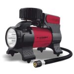 Bergmann Typhoon Digital Heavy-Duty Metal Tyre Inflator with Auto Cut-Off & LED Light (BCT-150D) - Wine Red